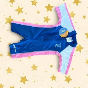 Speedo Kids Swim Suit - Blue and Pink